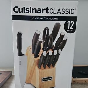 Cuisinart ColorPro 12-Piece Black Knife Set